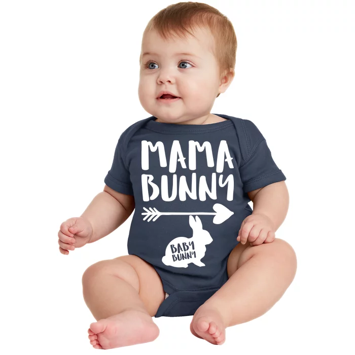 Mama Bunny Arrow Pregnancy Baby Bodysuit