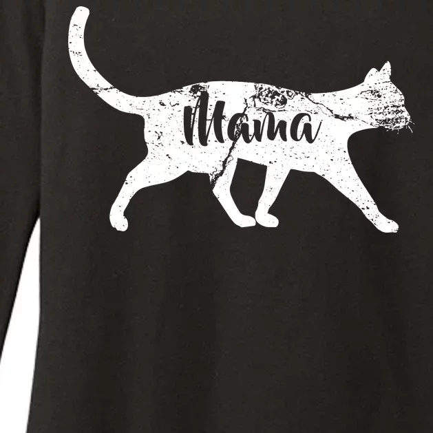 Mama Cat Mom Womens CVC Long Sleeve Shirt