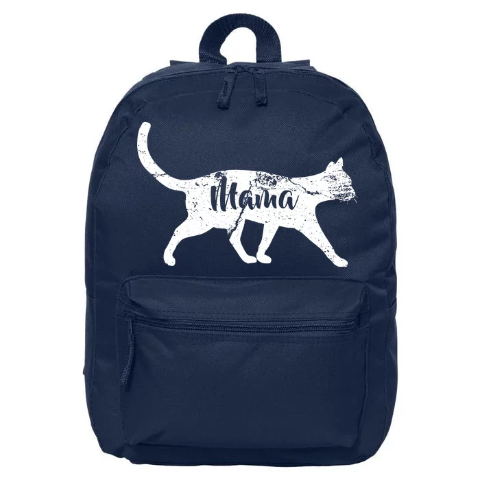 Mama Cat Mom 16 in Basic Backpack