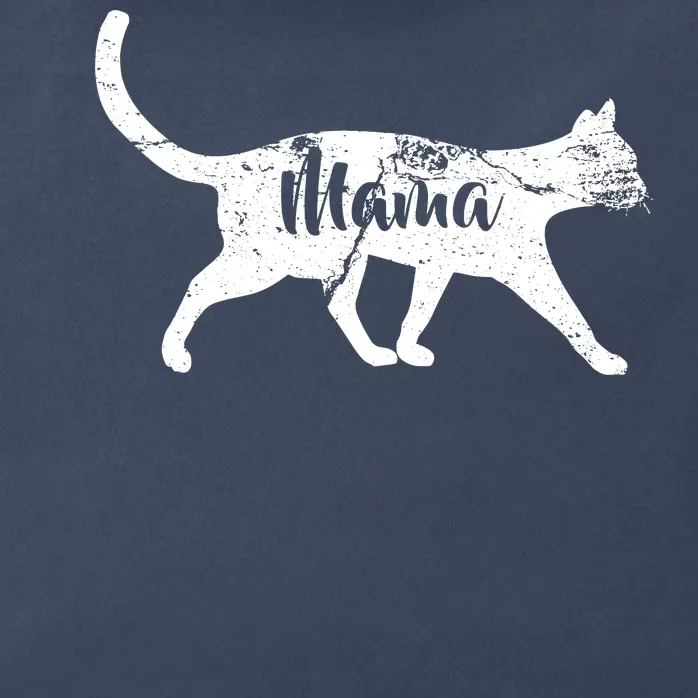 Mama Cat Mom Zip Tote Bag