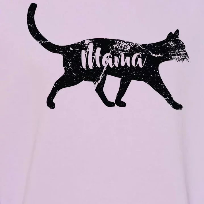 Mama Cat Mom Garment-Dyed Sweatshirt