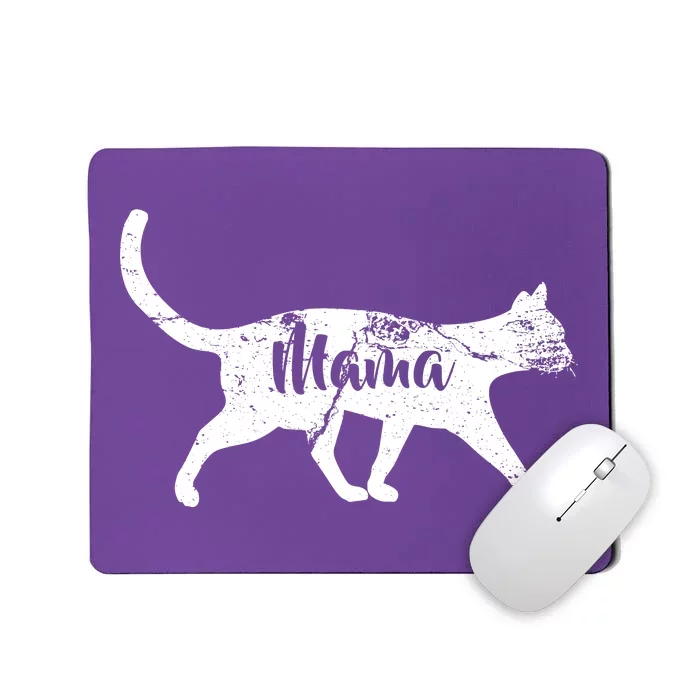 Mama Cat Mom Mousepad