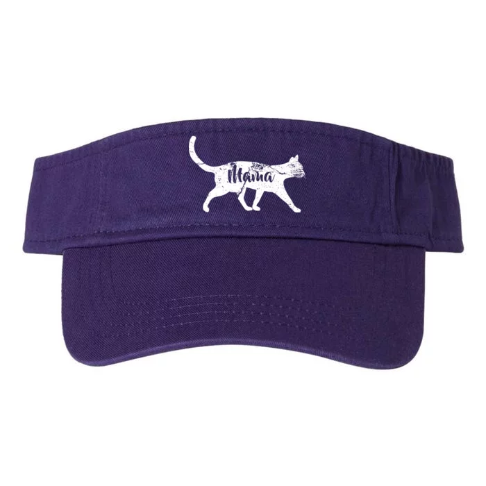 Mama Cat Mom Valucap Bio-Washed Visor