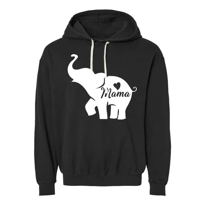 Mama Elephant Garment-Dyed Fleece Hoodie