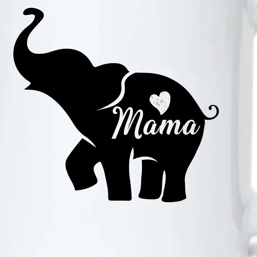 Mama Elephant Black Color Changing Mug