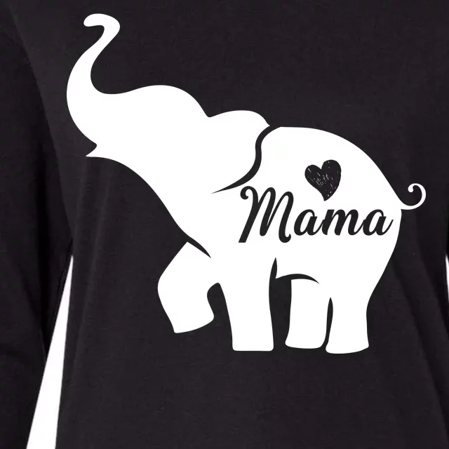 Mama Elephant Womens Cotton Relaxed Long Sleeve T-Shirt