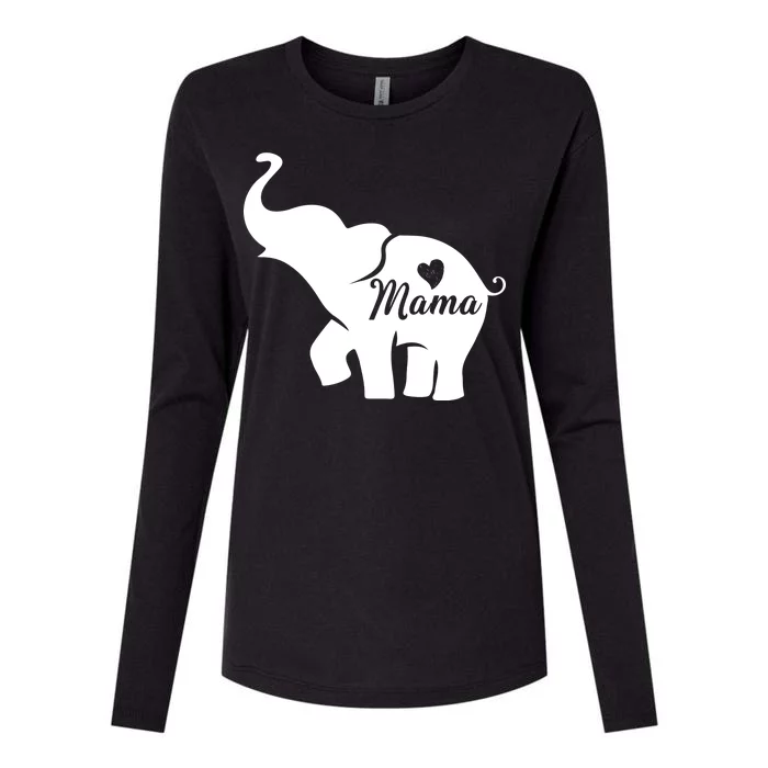 Mama Elephant Womens Cotton Relaxed Long Sleeve T-Shirt