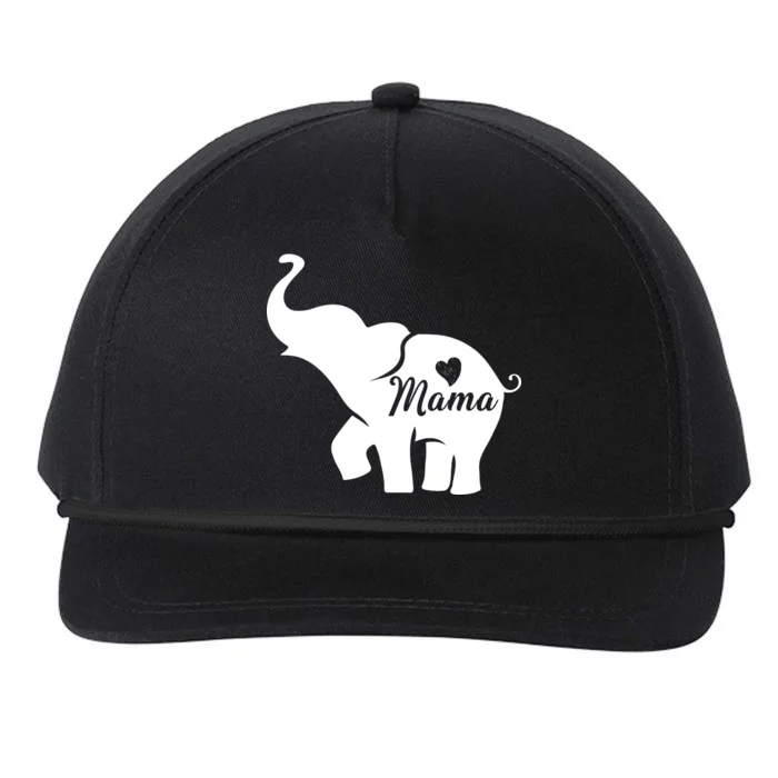 Mama Elephant Snapback Five-Panel Rope Hat