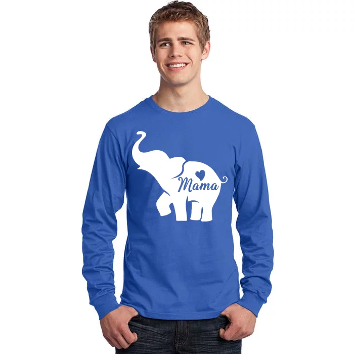 Mama Elephant Tall Long Sleeve T-Shirt