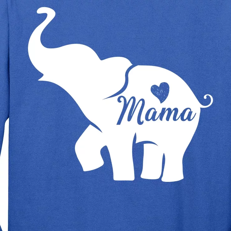 Mama Elephant Tall Long Sleeve T-Shirt