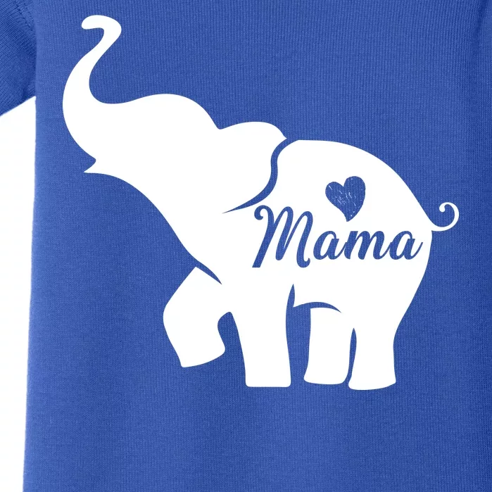 Mama Elephant Baby Bodysuit