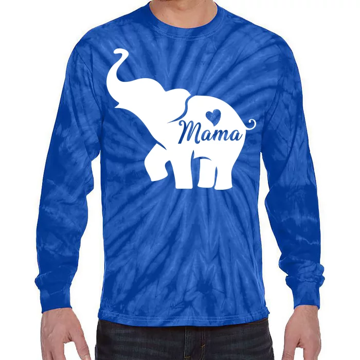 Mama Elephant Tie-Dye Long Sleeve Shirt