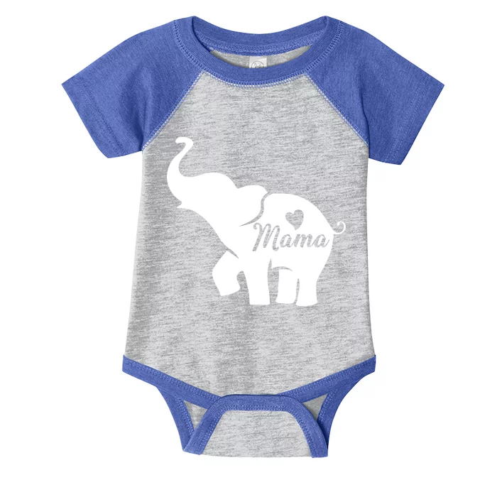 Mama Elephant Infant Baby Jersey Bodysuit