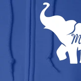 Mama Elephant Full Zip Hoodie