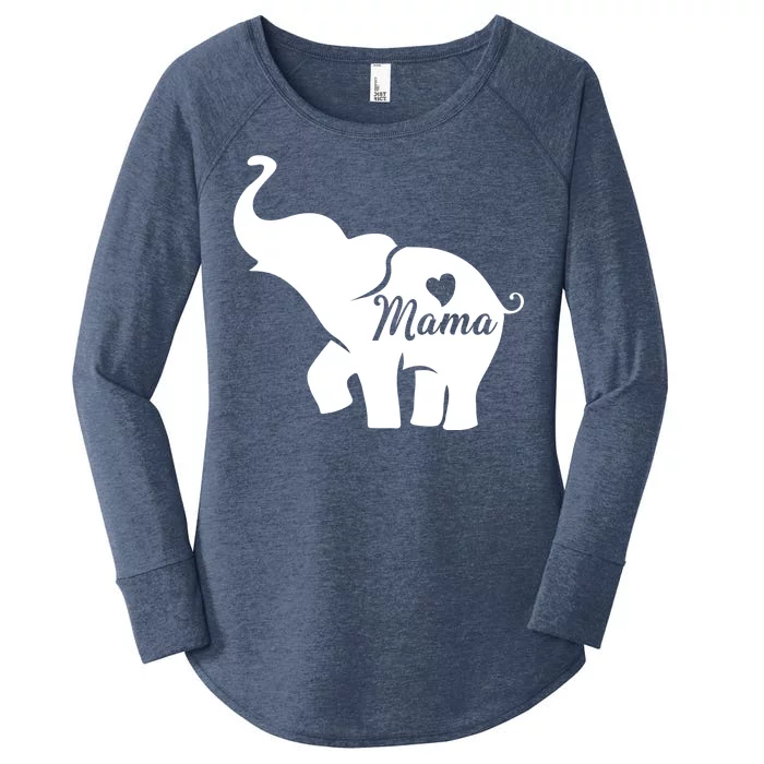 Mama Elephant Women's Perfect Tri Tunic Long Sleeve Shirt