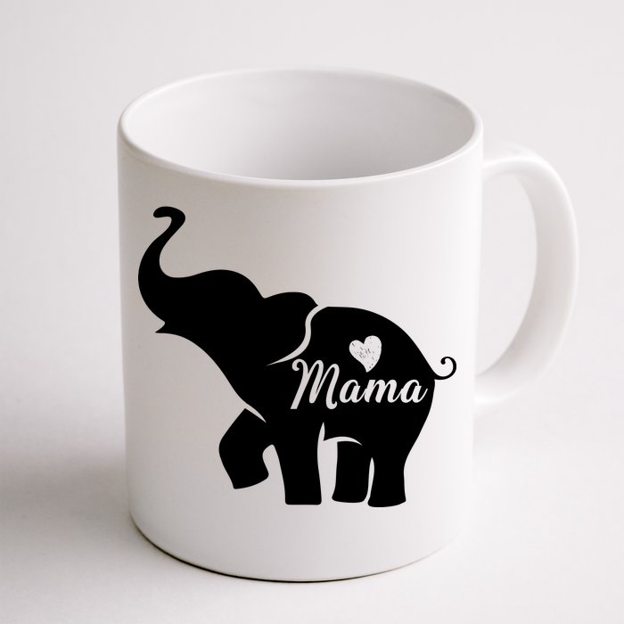 Mama Elephant Front & Back Coffee Mug