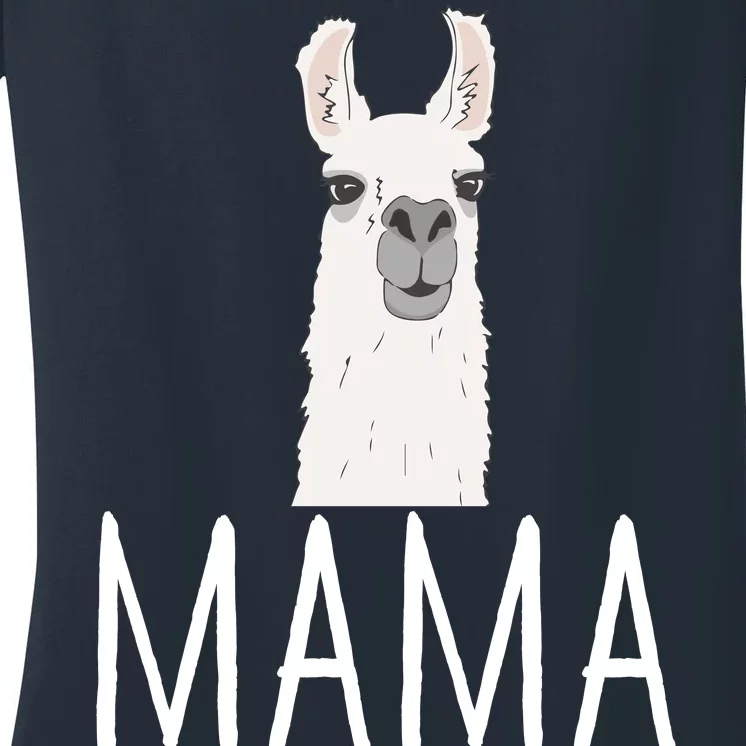 Mama Llama Women's V-Neck T-Shirt