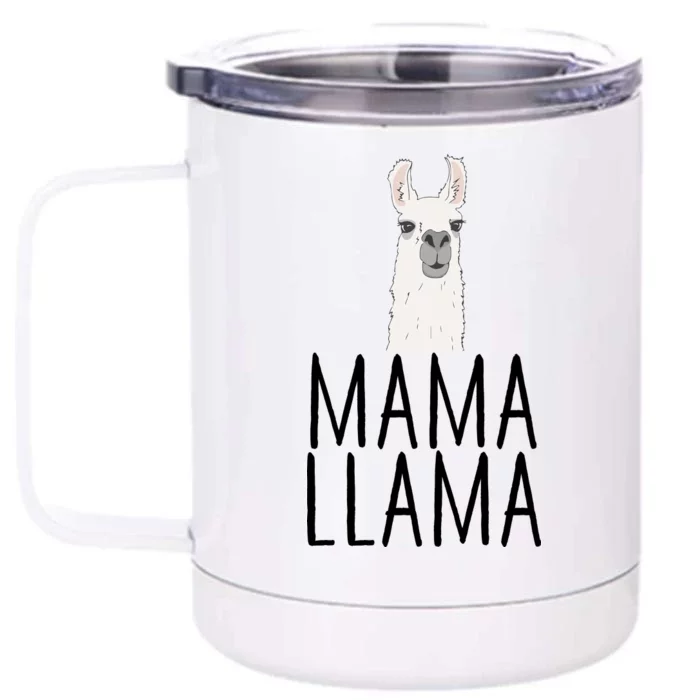 Mama Llama Front & Back 12oz Stainless Steel Tumbler Cup