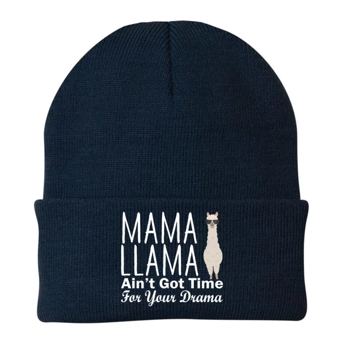 Mama Llama Ain't Got Time For Your Drama Knit Cap Winter Beanie