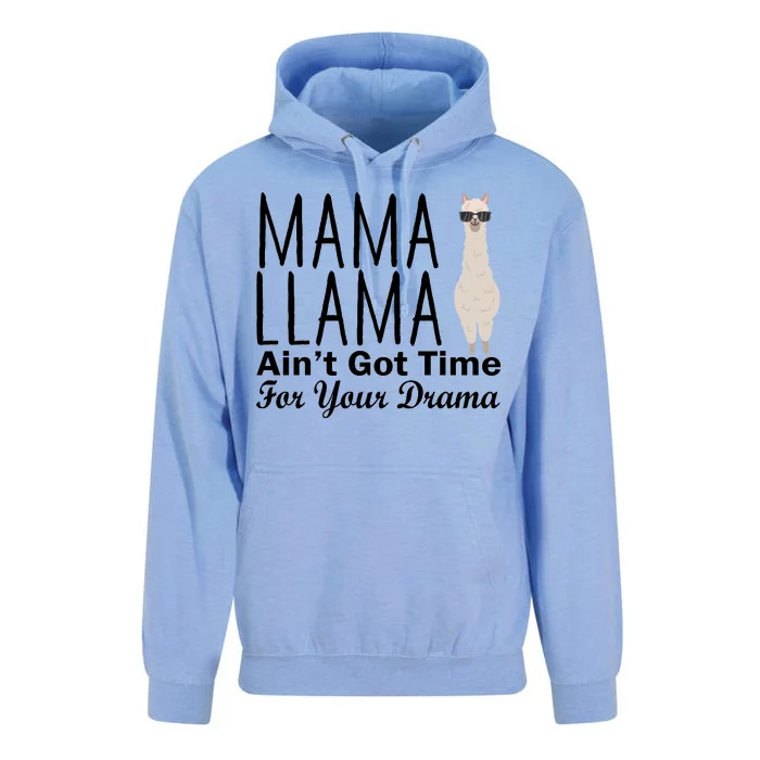 Mama Llama Ain't Got Time For Your Drama Unisex Surf Hoodie