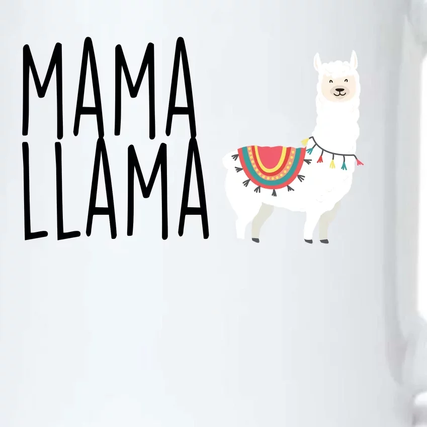 Mama Llama Logo Black Color Changing Mug