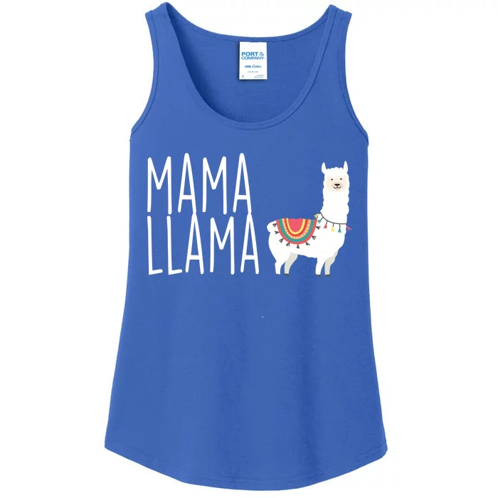 Mama Llama Logo Ladies Essential Tank