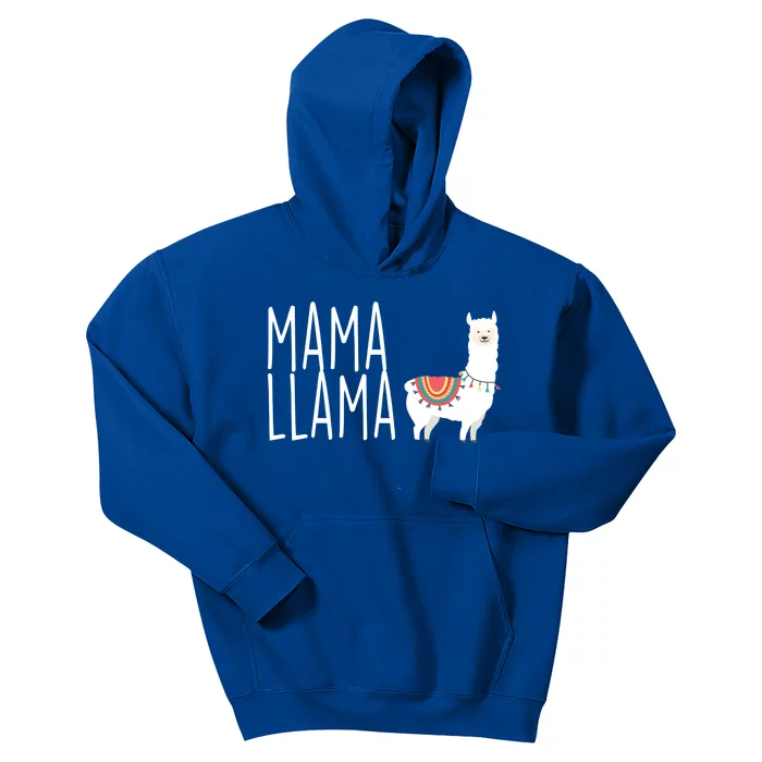 Mama Llama Logo Kids Hoodie