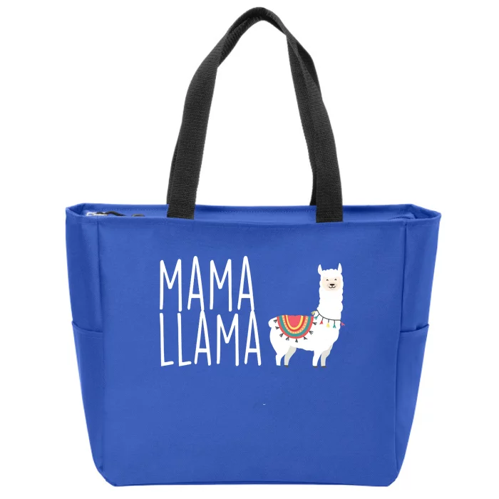 Mama Llama Logo Zip Tote Bag