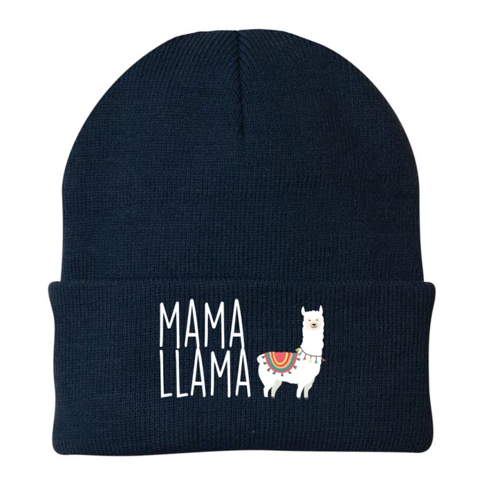 Mama Llama Logo Knit Cap Winter Beanie