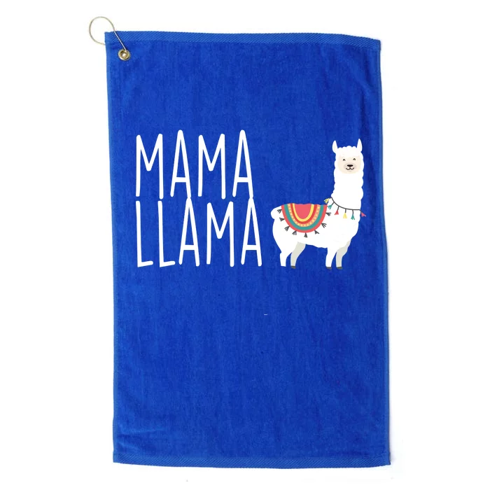 Mama Llama Logo Platinum Collection Golf Towel