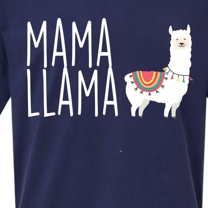 Mama Llama Logo Sueded Cloud Jersey T-Shirt