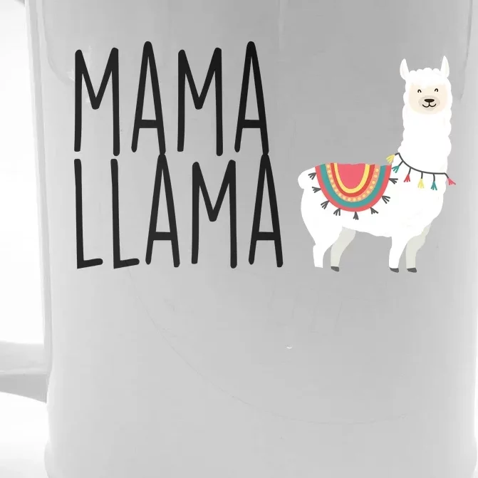 Mama Llama Logo Front & Back Beer Stein