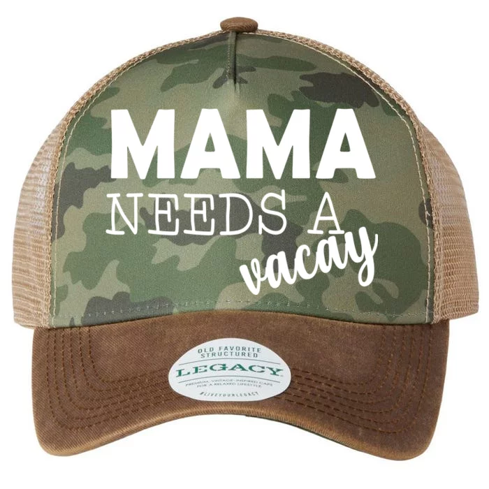 Mama Needs A Vacay Legacy Tie Dye Trucker Hat