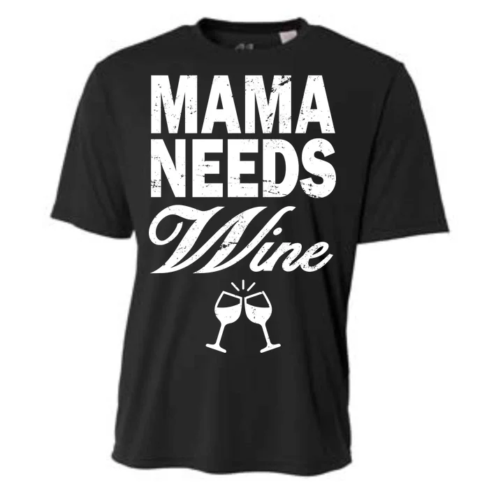 Mama Needs Wine Cooling Performance Crew T-Shirt