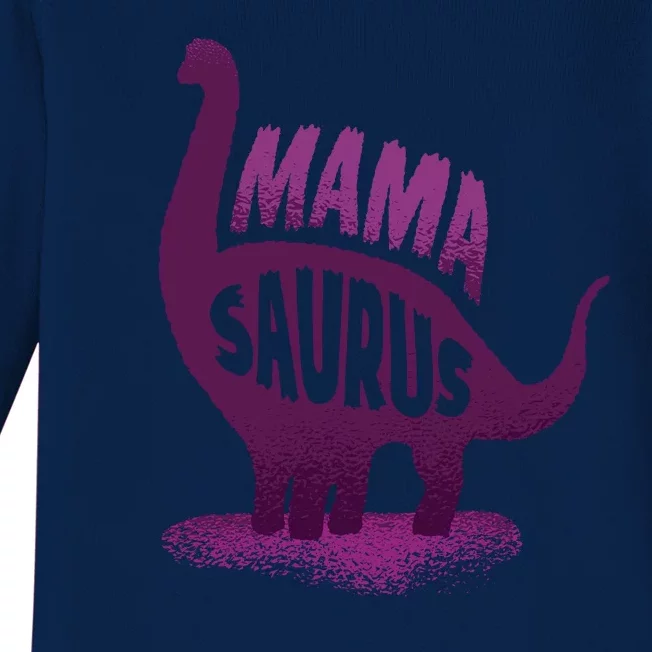 Mama Saurus Baby Long Sleeve Bodysuit