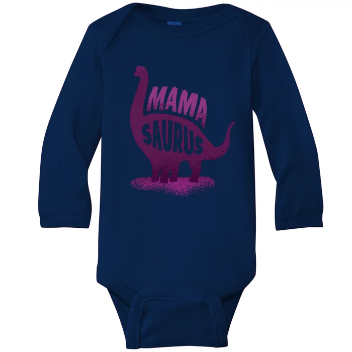 Mama Saurus Baby Long Sleeve Bodysuit