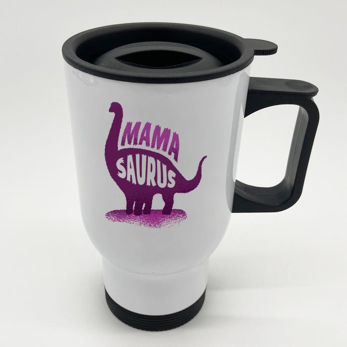 Mama Saurus Front & Back Stainless Steel Travel Mug