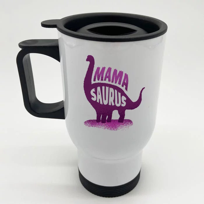 Mama Saurus Front & Back Stainless Steel Travel Mug