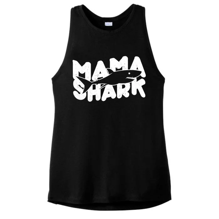 Mama Shark Ladies Tri-Blend Wicking Tank