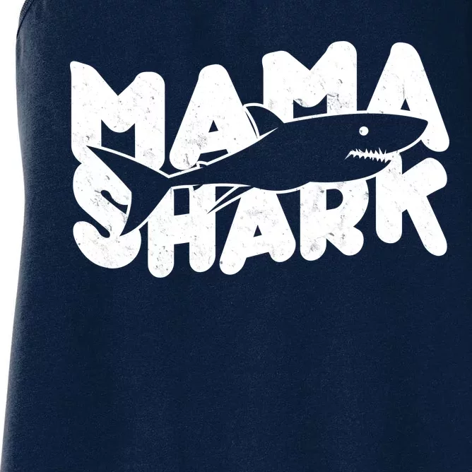 Mama Shark Women's Racerback Tank