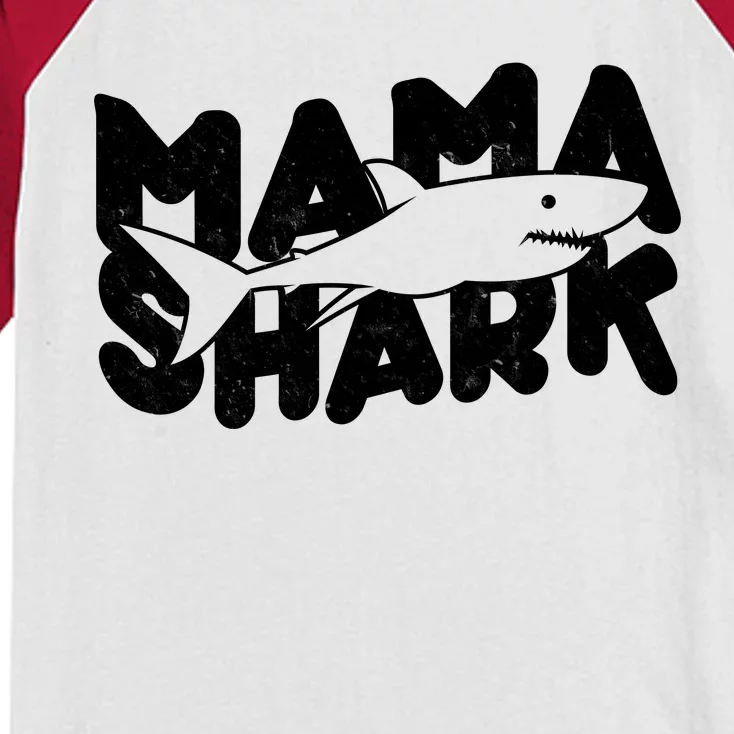 Mama Shark Kids Colorblock Raglan Jersey