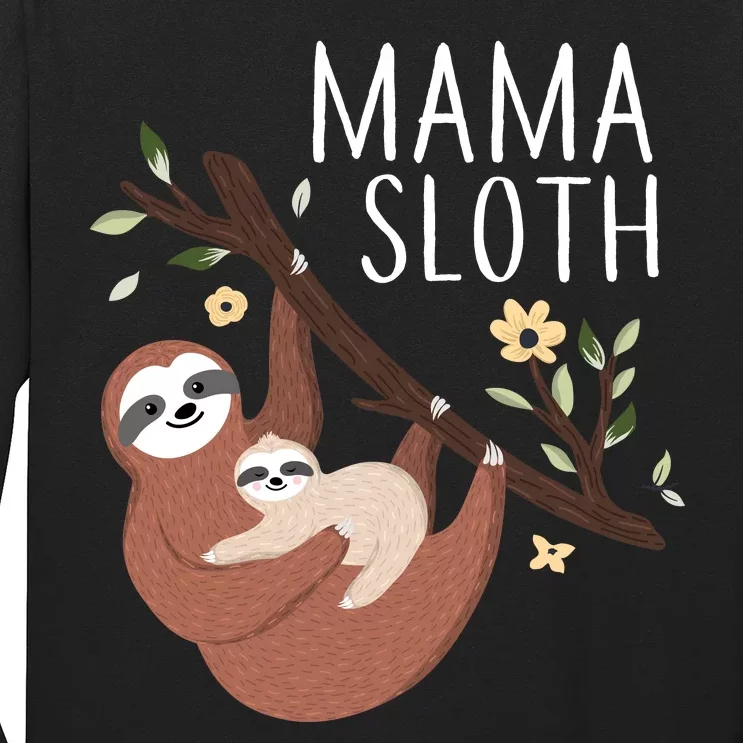 Mama Sloth Long Sleeve Shirt