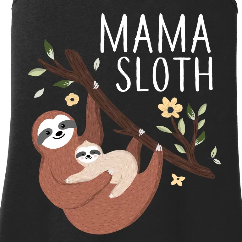 Mama Sloth Ladies Essential Tank