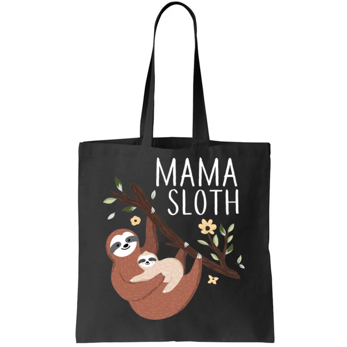 Mama Sloth Tote Bag