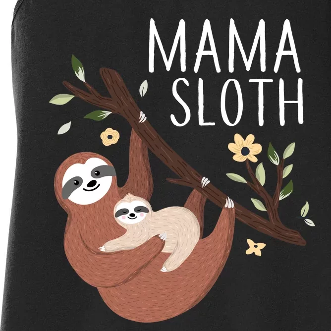 Mama Sloth Women's Racerback Tank