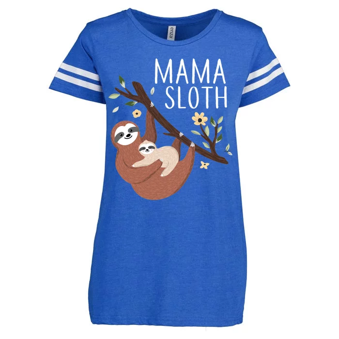 Mama Sloth Enza Ladies Jersey Football T-Shirt