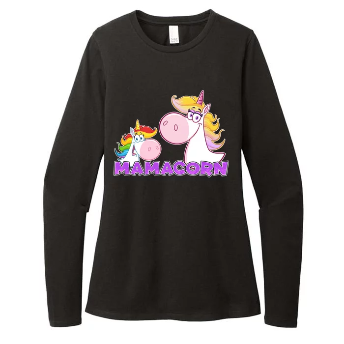 Mamacorn Mom Unicorn Womens CVC Long Sleeve Shirt