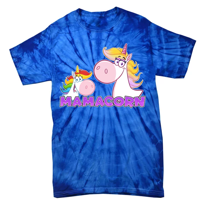 Mamacorn Mom Unicorn Tie-Dye T-Shirt