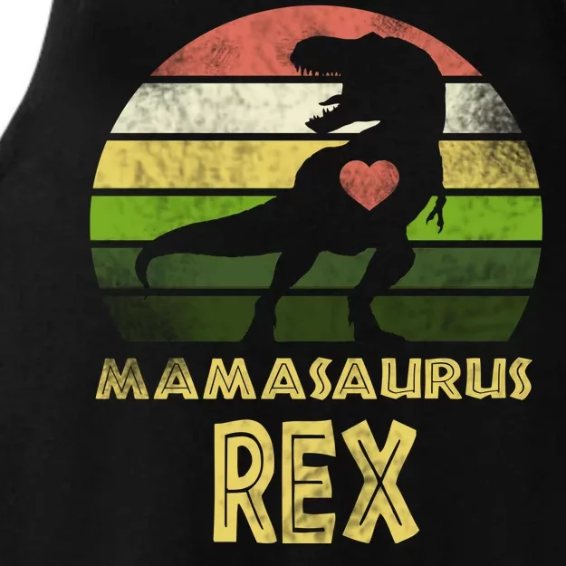 Mamasaurus Rex Ladies Tri-Blend Wicking Tank