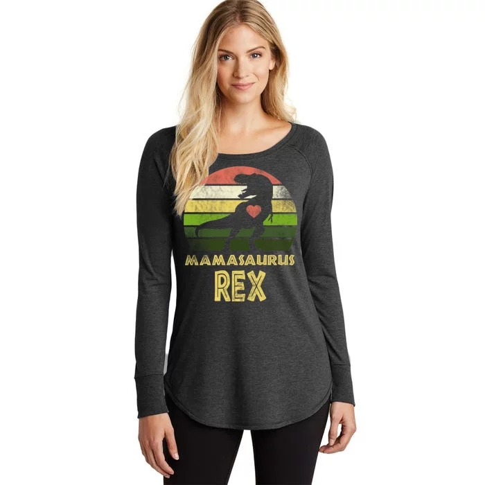 Mamasaurus Rex Women's Perfect Tri Tunic Long Sleeve Shirt